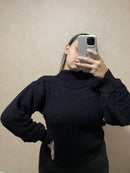 Tricô feminina Manga Longa 