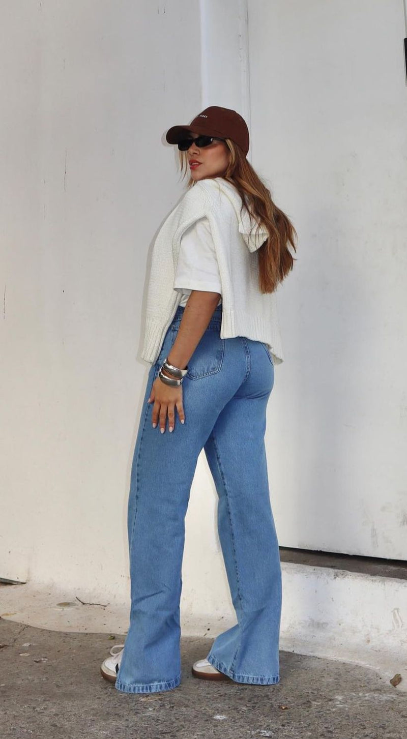 Calça Jeans Wide Leg Jeans