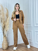 Calça Jeans Wide Leg Sarja 