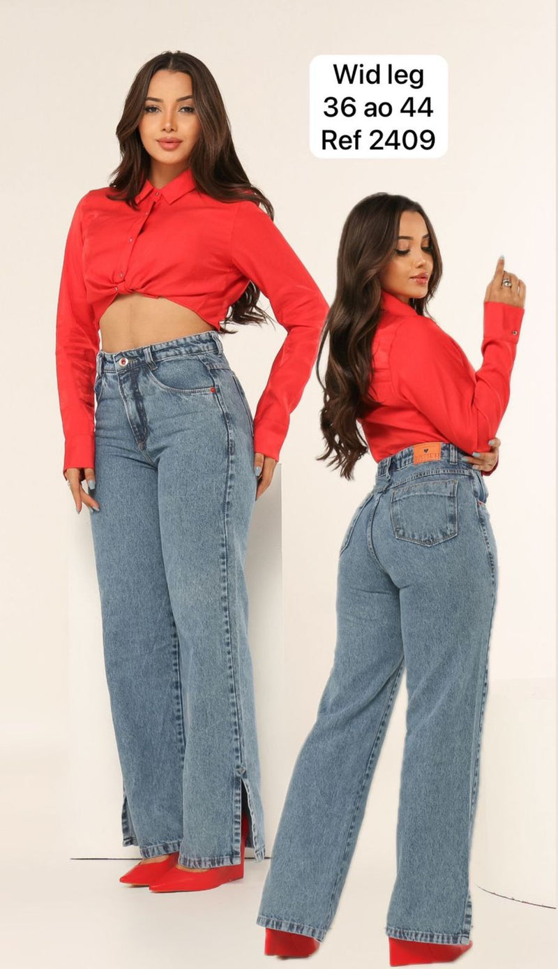 Calça Jeans Wide Leg Jeans