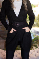 Casaco tricô feminina Manga Longa Max 