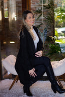 Casaco tricô feminina Manga Longa Max 