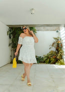 Vestido Chifon Plus Size 
